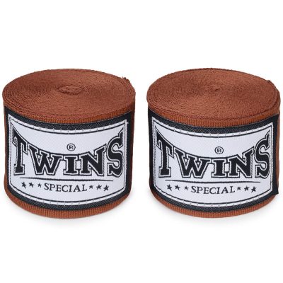 twins ch5 brown muay thai handwraps
